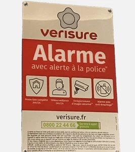 Abschreckplatte Alarm VERISURE 15x24cm Neu und Offiziell V2025 - Bild 1 von 1