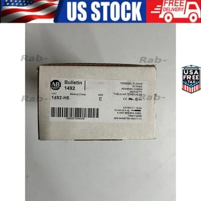 Allen-Bradley 1492-H5 Fusible Terminal Block Red LED New in box 1pcs US Free Tax - Image 1 of 4