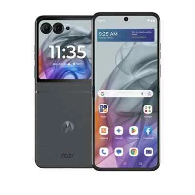 Motorola Razr 2024 5G XT2453V 256GB Unlocked 6.9 Folding pOLED Gray