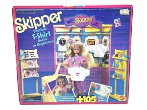 1990# Barbie Skipper Boutique T-Shirt Shop Mattel New Sealed # RB - Imagen 1 de 3