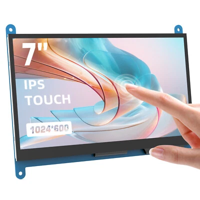 7inch HDMI Touchscreen Raspberry Pi Monitor Portable Computer Gaming PC Display - Image 1 of 4
