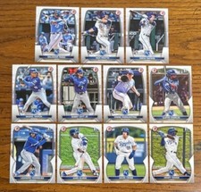 2023 Bowman PAPER BASE Team Set RCs, Prospects & 1st FREE SHIP - Pick Your Team!
