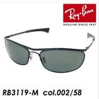 Ray-Ban Black RB3119-M col.002/58 OLYMPIAN I DELUXE Sunglasses 62□18-125