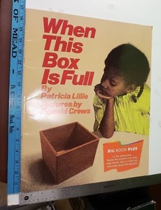 WHEN THIS BOX IS FULL, Patricia Lillie, 1996, Large Book 17" x 14" - Imagen 1 de 3