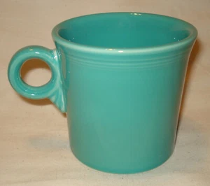 Homer Laughlin Fiesta HLC USA blau grün Farbring 3 1/2" Henkel Kaffeetasse Becher - Bild 1 von 3