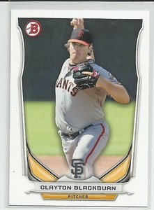 Clayton Blackburn SF Giants 2014 Bowman Draft Top Prospect
