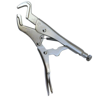 Alicates de bloqueo multipropósito para soldadura acero resistente mandíbula tornillo agarre alicates CR Foto 1 de 4