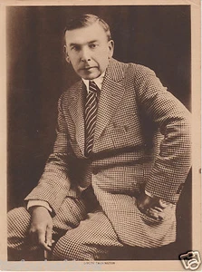 Retrato grabado Booth Tarkington Writer 1918 - Imagen 1 de 2