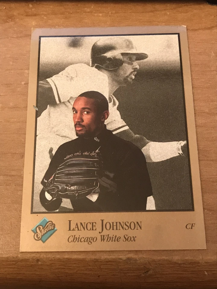 1992 Studio Baseball Card Lance Johnson #154 white sox chicago mlb - Image 1 of 1