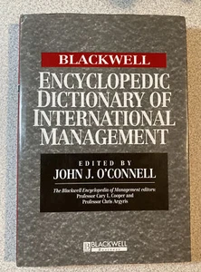 BLACKWELL-ENZYKLOPÄDISCHES WÖRTERBUCH DES INTERNATIONALEN MANAGEMENTS - HARDCOVER - Bild 1 von 4
