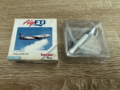 Herpa 501743 Aereo Airbus A320-231 1:500 Buone Condizioni + OVP - Immagine 1 di 2