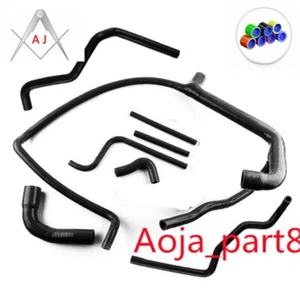 Black For 1994-1998 Land Rover Defender 300TDI 300 TDI Silicone Radiator Hose - Picture 1 of 3