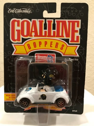 Ertl Goalline Boppers Jacksonville Jaguars VW Bobblehead Car MLB 1/64 Diecast Cover