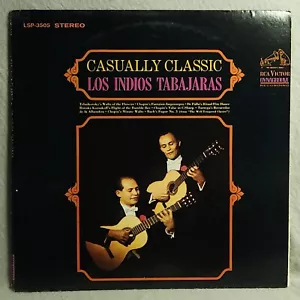 Los Indios Tabajaras Casually Classic LP Vinyl 1966 - Picture 1 of 10