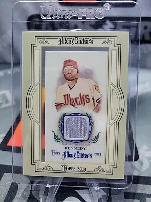 2013 TOPPS ALLEN AND GINTER FRAMED RELIC #AGR-IK Ian Kennedy Game Used Jersey - Image 1 of 2