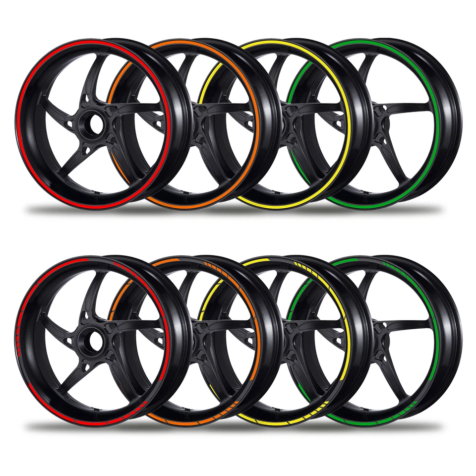 NEW! Felgenrandaufkleber Classic & GP STYLE Auto Motorrad Felgenaufkleber F24 - Bild 1 von 1