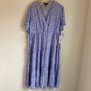 New Ellos Women's floral maxi dress size 16 - Picture 1 of 9