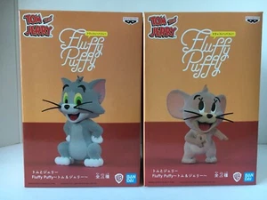 Fluffy Puffy Tom and Jerry Figure 2 types Set Warner Brothers New 100% Authentic - Picture 1 of 9