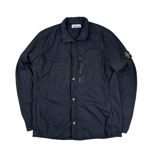 Giacca Stone Island A I 2016 blu navy trapuntata cotone taglia large