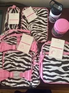 LOTE Pottery Barn Niños Mochila Bolsa de Almuerzo Botella de Agua Termo Estuche para Lápices - Imagen 1 de 8