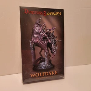Dungeons & Lasers Wolfrake Dragon Miniatur - 28mm Fantasy D&D - NEU - Bild 1 von 3