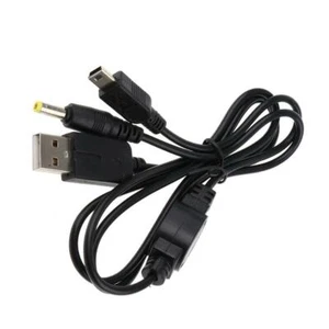 USB CABLE PSP 1000 2000 3000 1004 2004 3004 DATA CHARGER CHARGING LEAD - Zdjęcie 1 z 3