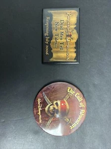 Pirates of the Caribbean Dead Men Tell New Tales Disney World Button Pin Lot - Picture 1 of 7