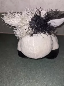 GANZ Webkinz Lil 'Kinz Cow HS003 Plush Black & White Animal Stuffed Toy No Code - Picture 1 of 7
