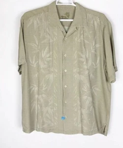 Camisa Tommy Bahama Para Hombres Con Botones Talla XL Manga Corta 100% Seda - Imagen 1 de 6
