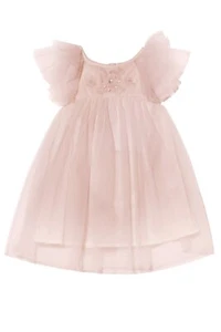 Tutu du Monde Bebe Bon vivant Tulle Dress in Pink - size 12-18 months - Picture 1 of 6