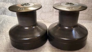 Pair Barient 24 Two Speed Winches Fully Working  Sailboat Parts Sailing Gear  - Picture 1 of 18