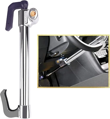 Barra De Bloqueo Del Volante Bloqueo De Pedal De Seguridad Antirrobo Nuevo - Image 1 of 4