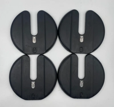 4 Tie Down Weight Plate Anchor Canopy Tarp Tent Awning Patio Camping Outdoor 5LB - Image 1 of 3