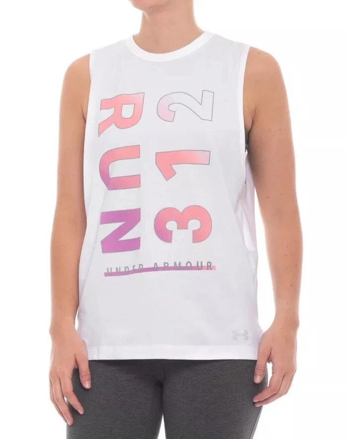 Under Armour Chicago Run 312 Women’s Sz Small Marathon Sleeveless Tank 1327718