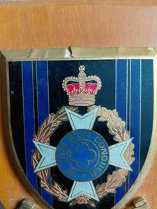 Departamento de Capellanes del Ejército Real Reino Unido Militar Placa de Pared de Madera Escudo Desorden  - Imagen 1 de 4