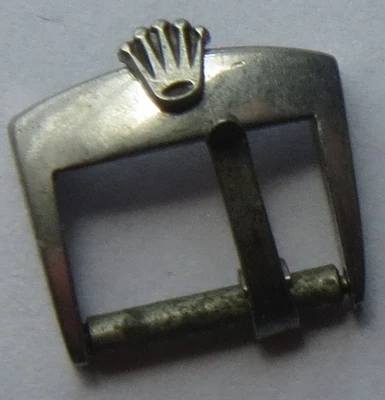 Rolex steel buckle for lady wristwatch 13 mm. aside 10 mm. in inner. - Image 1 of 4