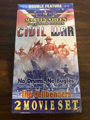 No Drums, No Bugles-The Hellbenders (2 VHS) Civil War New Sealed Martin Sheen Foto 1 de 3