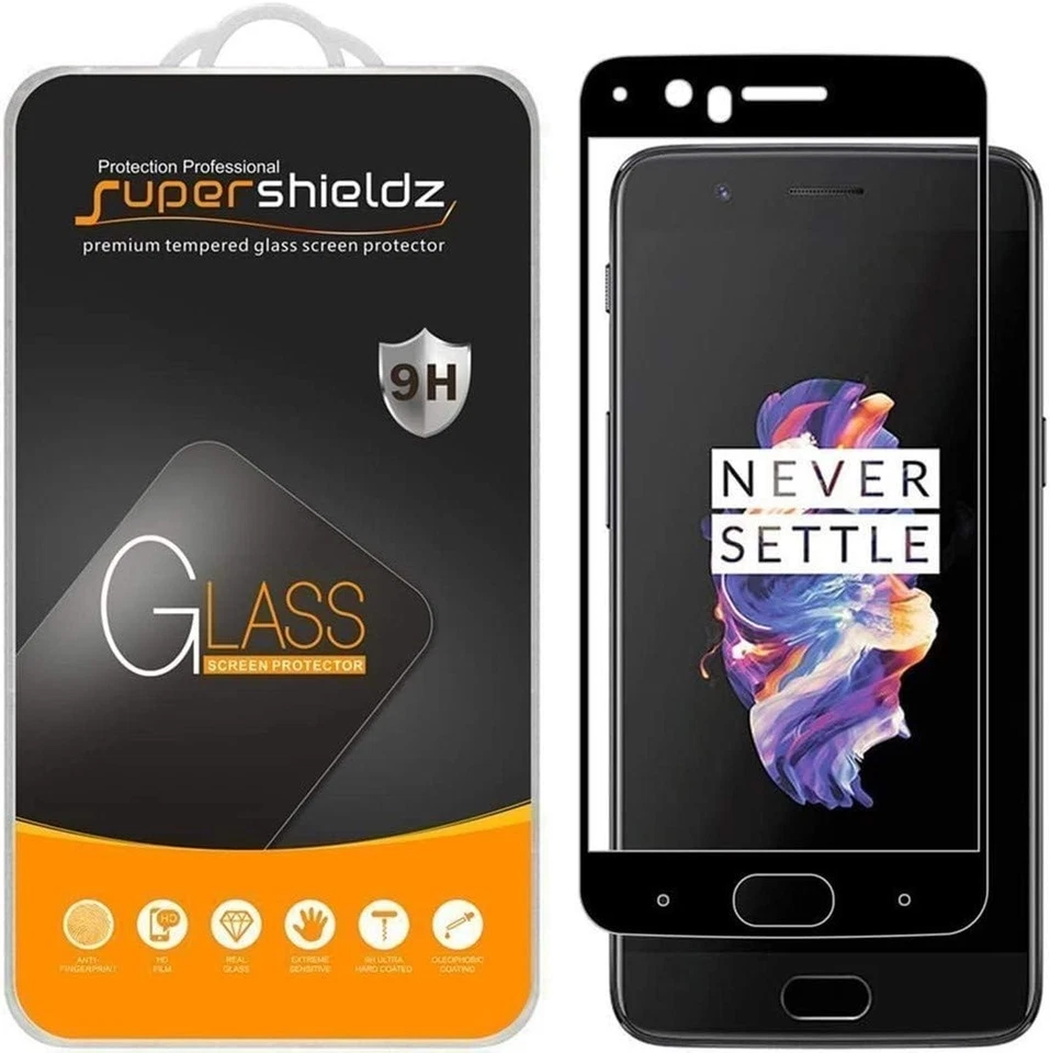 Supershieldz (2 Pack) Designed for OnePlus 5 Tempered Glass Screen...  - Image 1 of 4