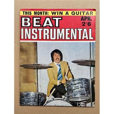 BEATLES BEAT INSTRUMENTAL MAGAZINE APRIL 1967 PAUL MCCARTNEY Cover with report o - Image 1 of 2