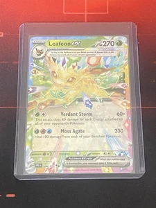Leafeon EX 006/131 Pokemon Scarlet and Violet Prismatic Evolutions NM - Picture 1 of 2