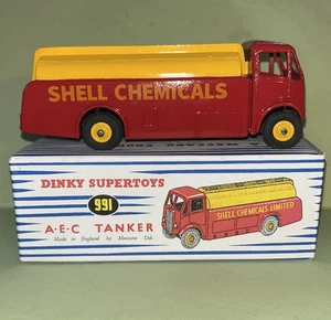 Dinky 991 AEC Fuel Tanker Shell Chemicals Ltd Restored in Replacement Box 2251 - Picture 1 of 7