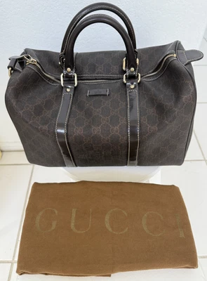 Bolso Gucci Marrón GG Supreme Medium Joy Boston Foto 1 de 4