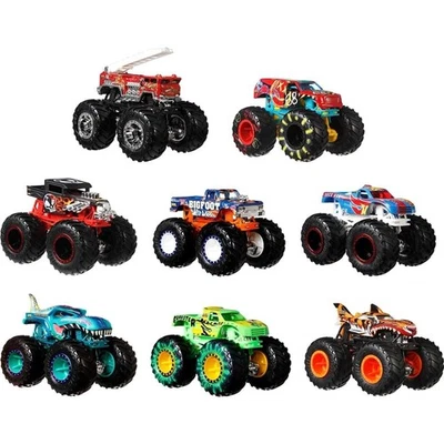 Hot Wheels - Monster Truck Veicolo a Sorpresa in Scala 1:64 con Ruote Giganti, d - Immagine 1 di 4