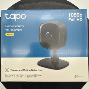 TP-Link Tapo C101 | 1080P Full HD | Black | Indoor Security Camera Baby Monitor - Picture 1 of 3
