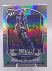 2024 Panini Mosaic Moments In Time #18 Jaxon Smith-Njigba Silver Prizm Seahawks - Foto 1 di 2