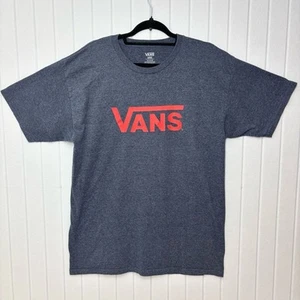 Camisetas Vans azul y rojo manga corta mezcla algodón talla L - Imagen 1 de 8