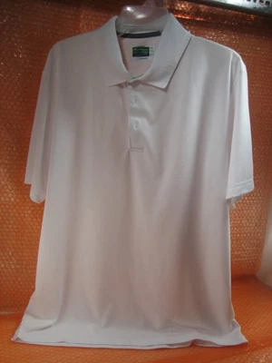 BEN HOGAN Performance PowerAir White Mens Polo Golf Knit Shirt Size XL MINT - Image 1 of 4