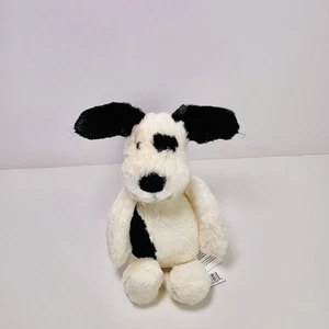 Jellycat Little Bashful Cucciolo Nero e Crema - Piccolo 7" - Nuovo con etichette - Foto 1 di 10