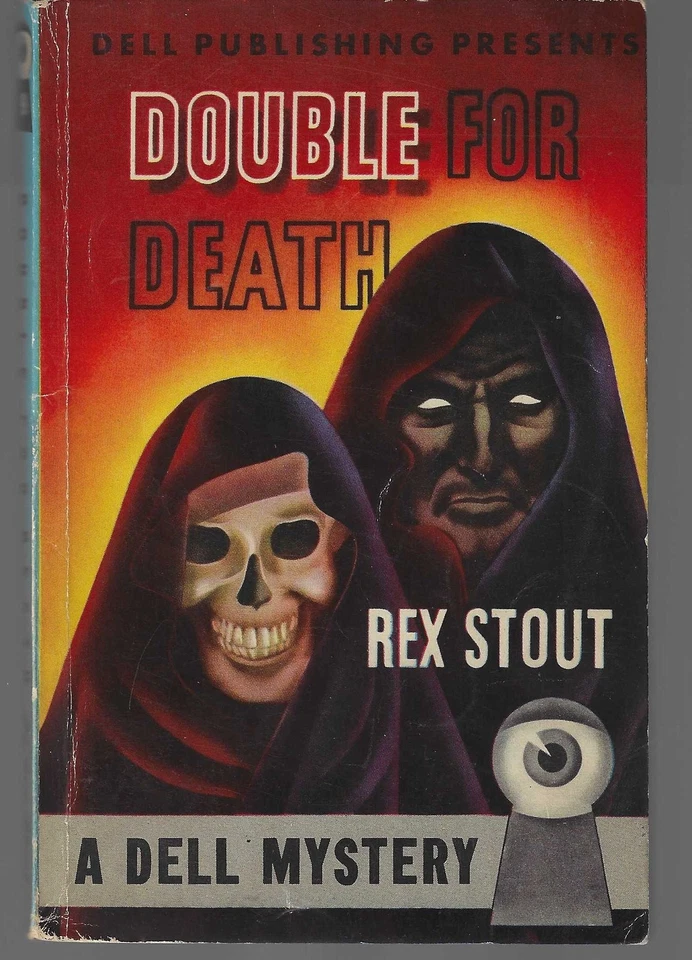 Rex Stout / Double For Death Dell Map Back 1st Edition 1957 - Image 1 of 1