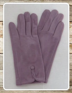 NEU MIT ETIKETT, AUSGEFALLEN, LAGENLOOK, ALTROSA, DEHNBARE HANDSCHUHE, MIT KNOPFLEISTE - Bild 1 von 7